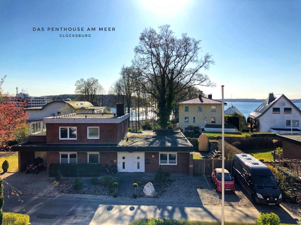 גלוקסבורג Das Penthouse Am Meer - Logenplatz An Der Foerde - מראה חיצוני תמונה