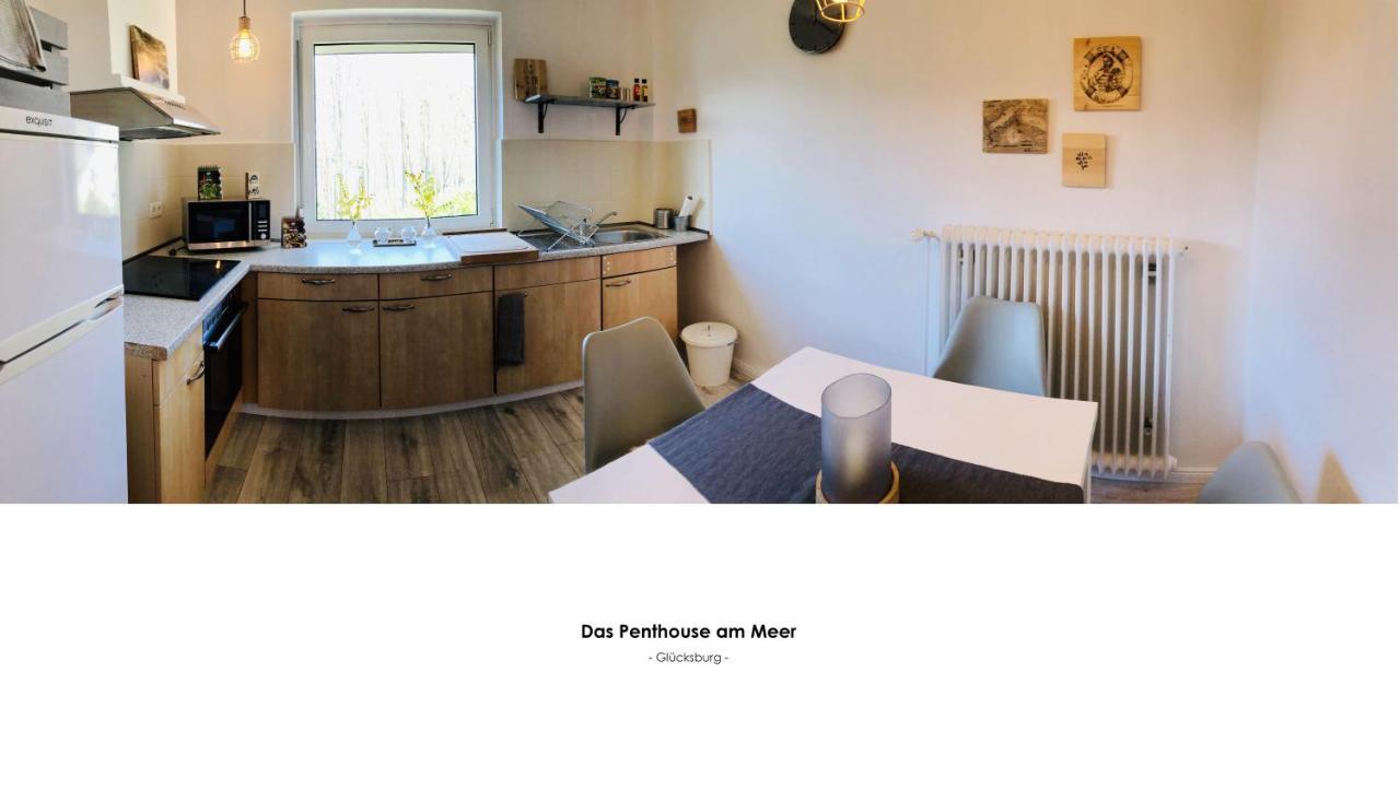 גלוקסבורג Das Penthouse Am Meer - Logenplatz An Der Foerde - מראה חיצוני תמונה