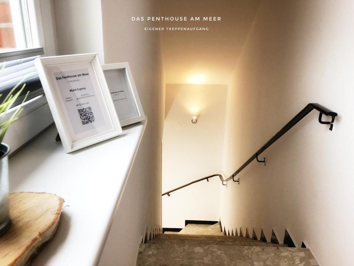 גלוקסבורג Das Penthouse Am Meer - Logenplatz An Der Foerde - מראה חיצוני תמונה