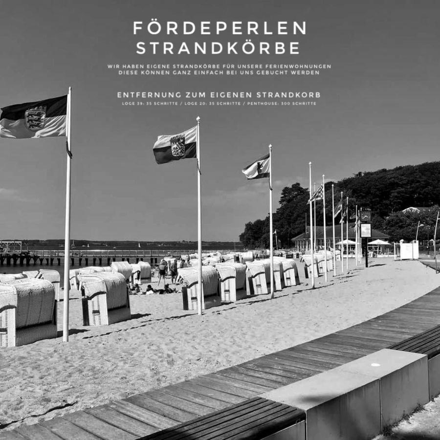 גלוקסבורג Das Penthouse Am Meer - Logenplatz An Der Foerde - מראה חיצוני תמונה