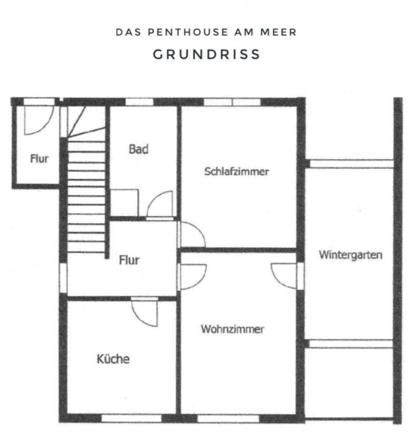 גלוקסבורג Das Penthouse Am Meer - Logenplatz An Der Foerde - מראה חיצוני תמונה